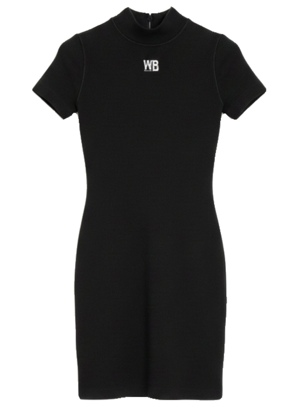 🛍️Alexander Wang Authentic Black Bodycon Mock Neck Mini Dress